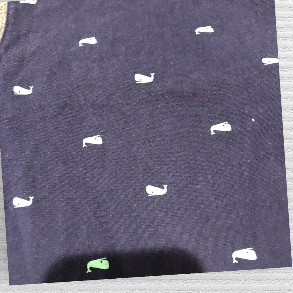 Carter's 18m Blue & Green Whale Shortall Jon Jon Romper